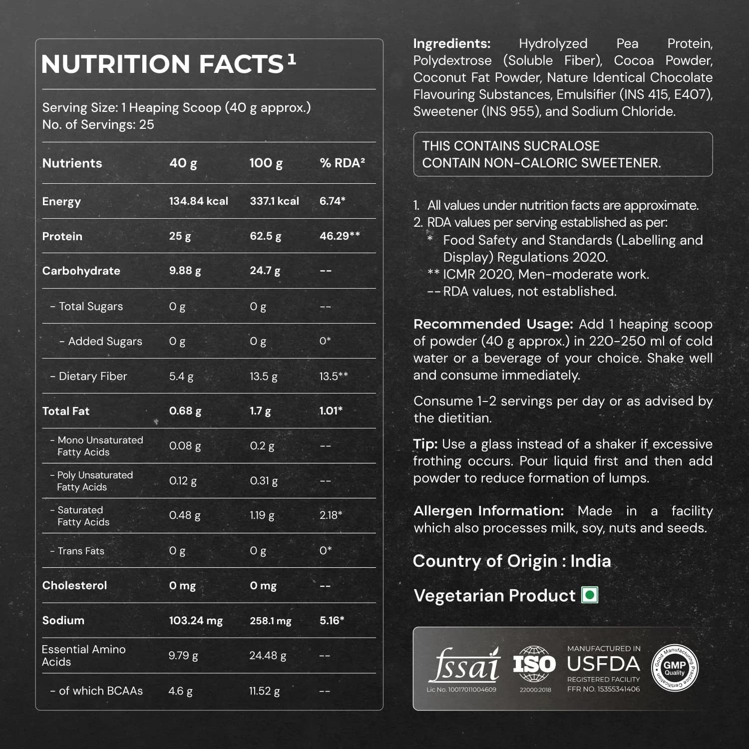 PREMIUM CARBS 1KG