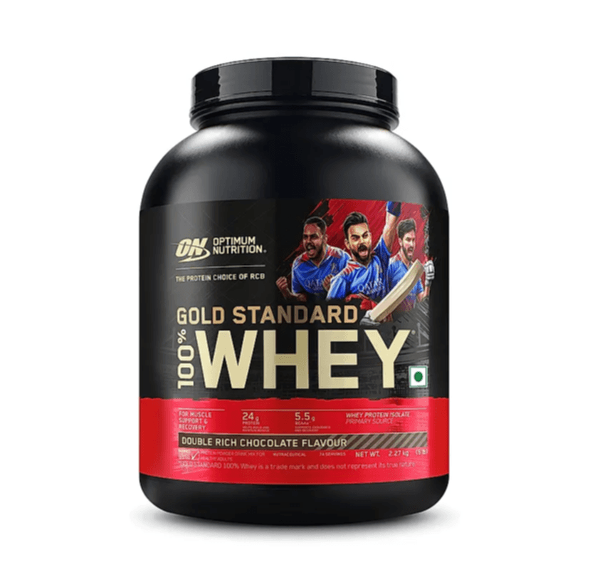 Optimum Nutrition GOLD STANDARD 100% WHEY PROTEIN Powder | 5 lbs 2.27 KG