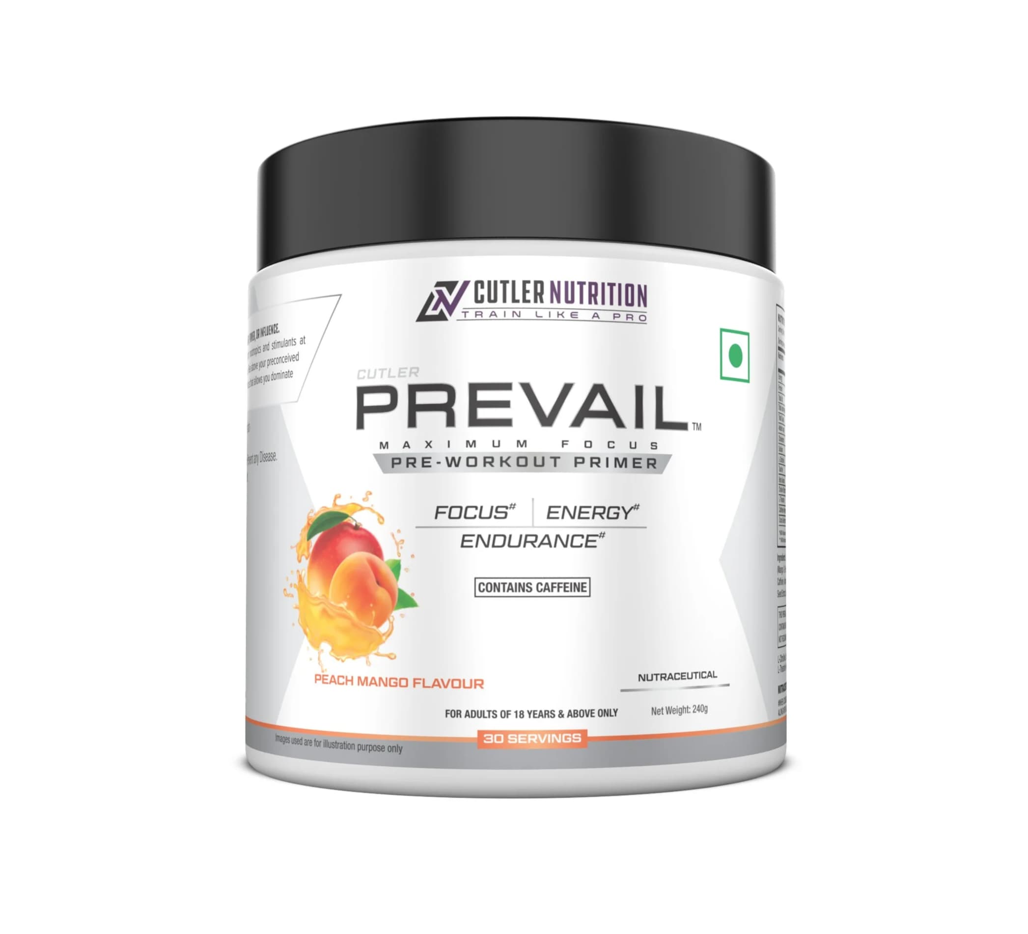 Cutler Nutrition PREVAIL Pre-Workout 30 Servings