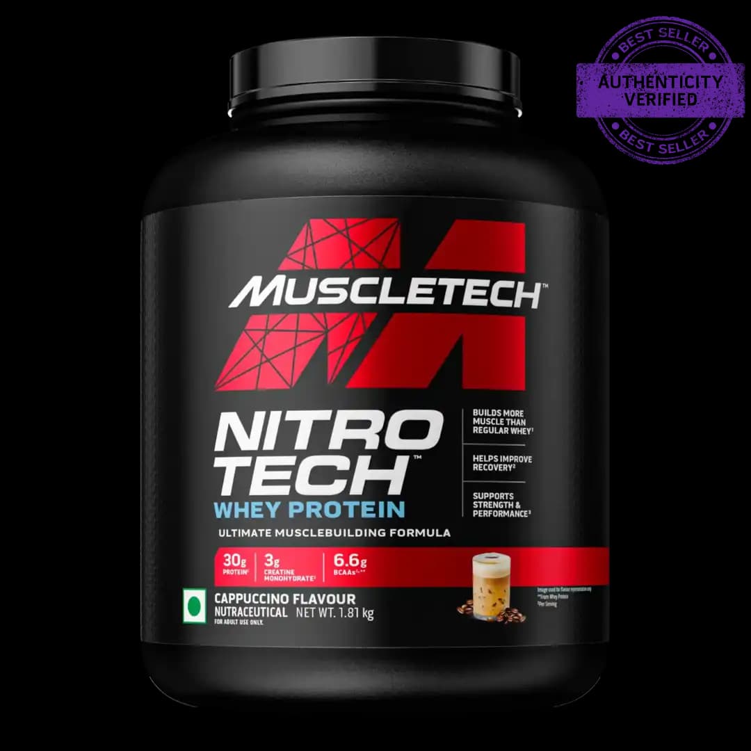 MUSCLETECH Nitro-Tech Whey Protein Powder | 1.8Kg