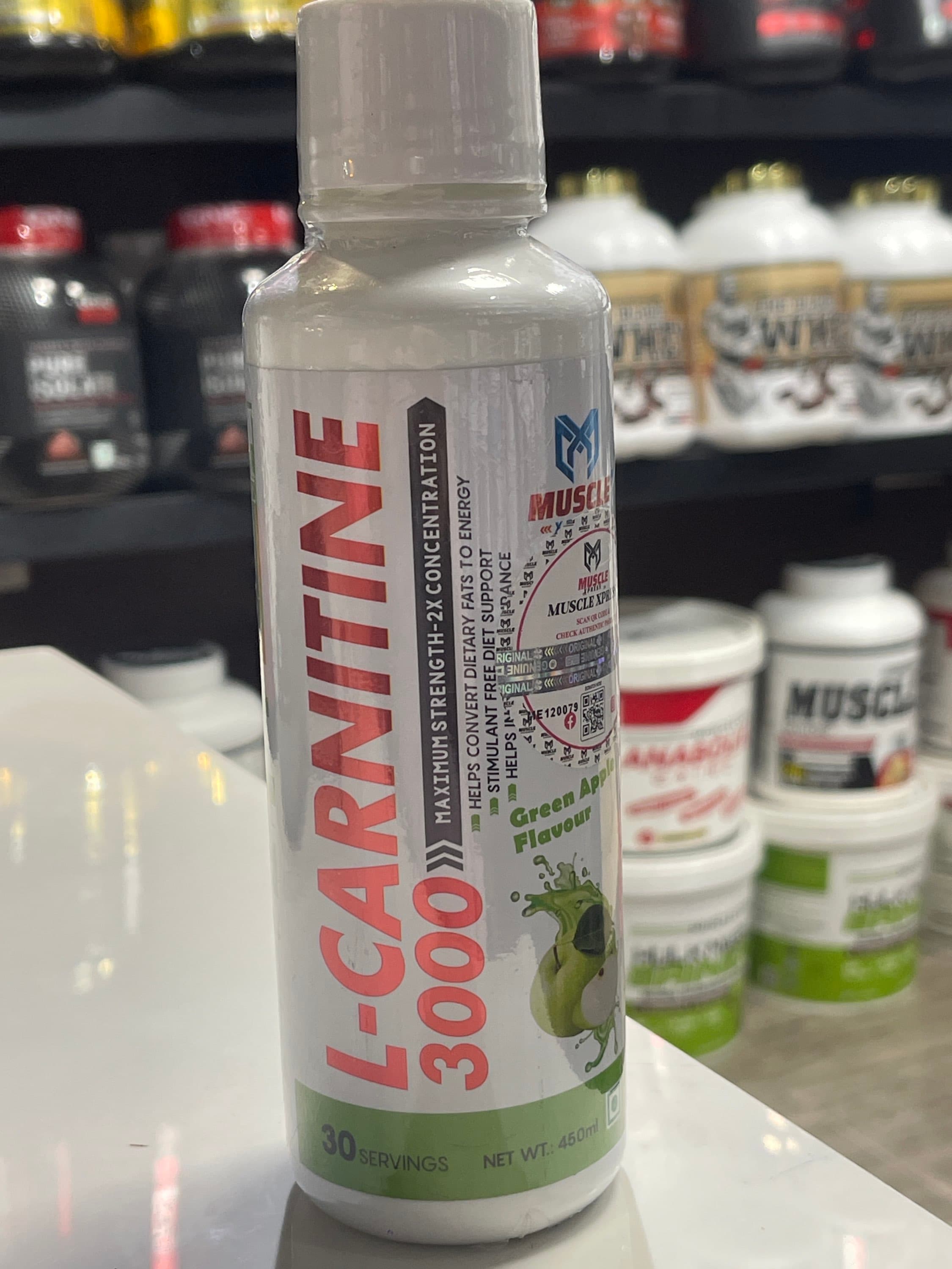 Muscle Xpress L-CARNITINE (liquid) 30 Servings