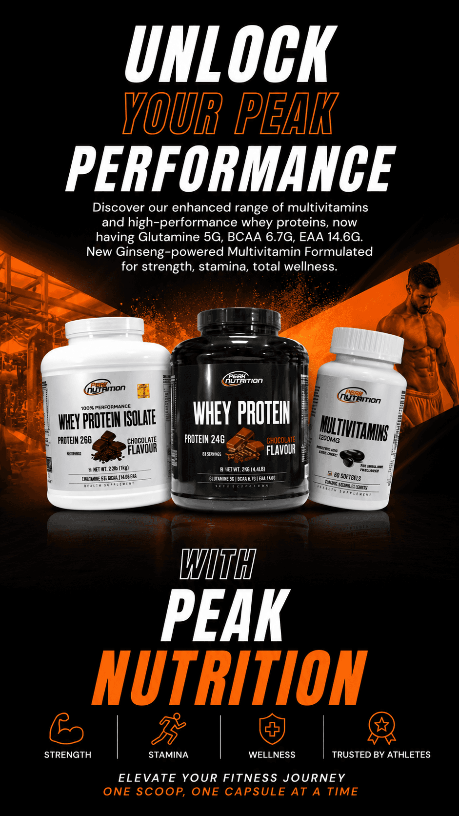 Peak Nutrition Banner