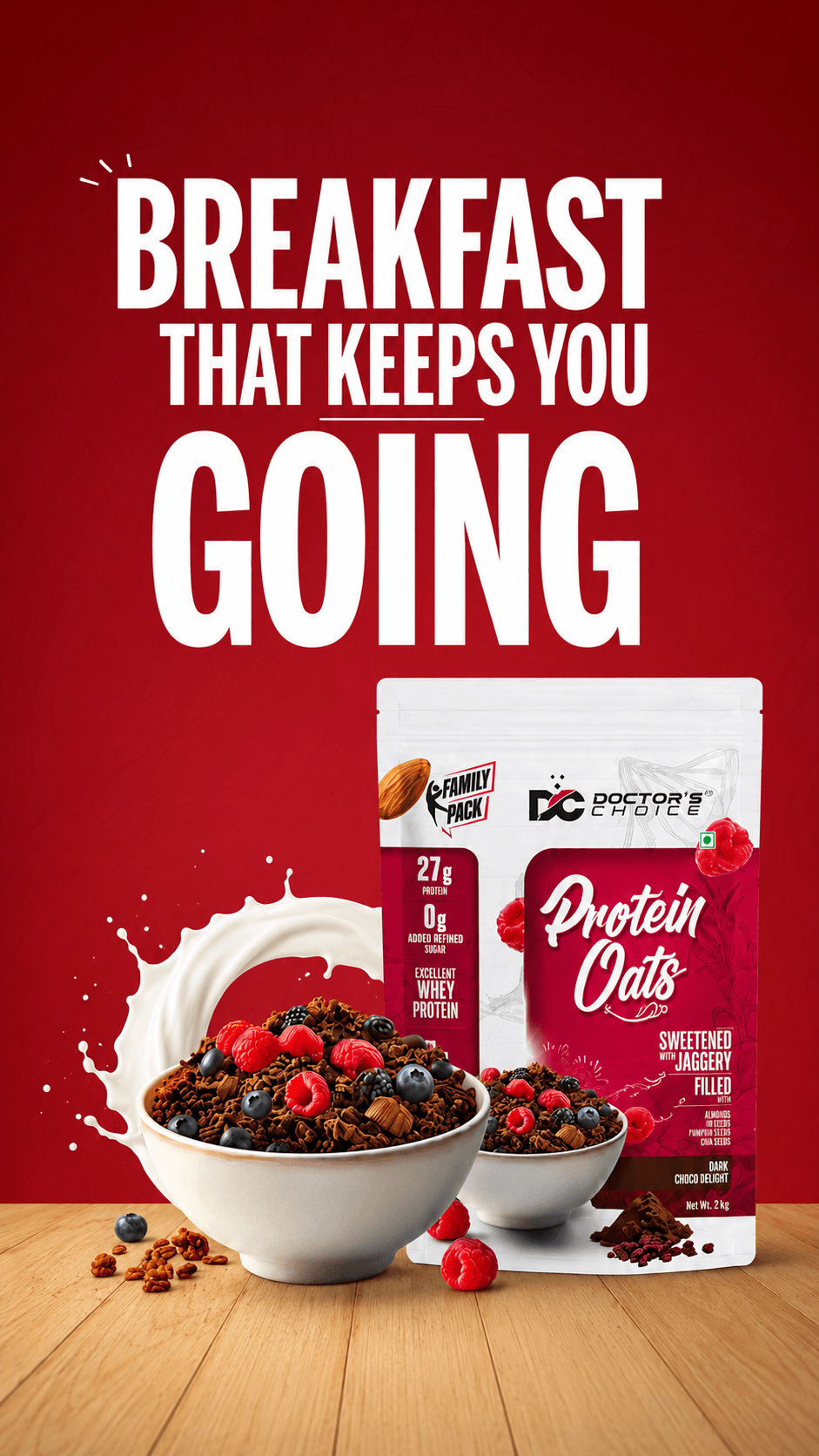 Protein Oats Banner