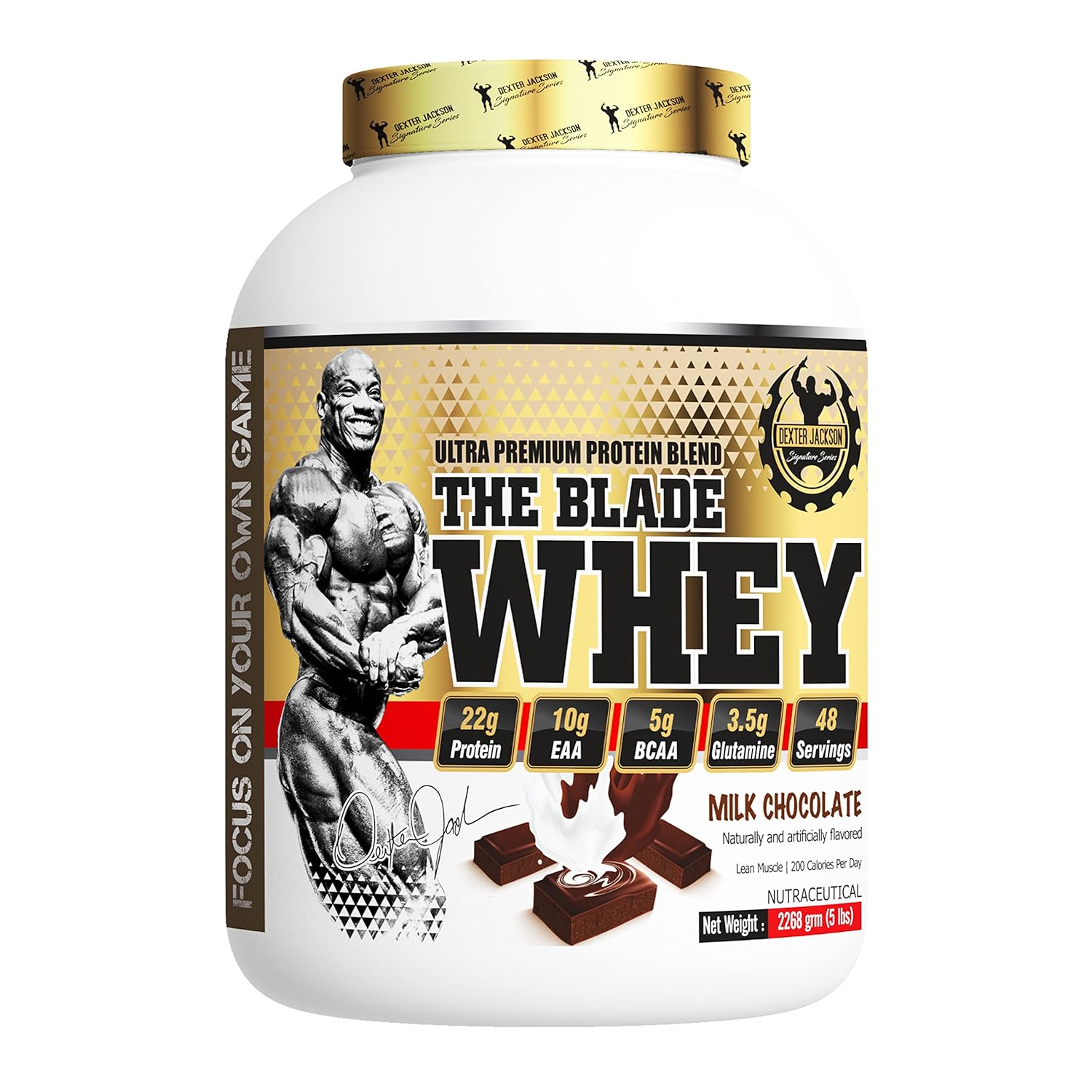 Dexter Jackson The Blade Whey | Milk Chocolate Flavor